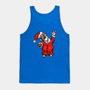 Cartoon Zombie Undead Santa Claus Father Christmas Tank Top